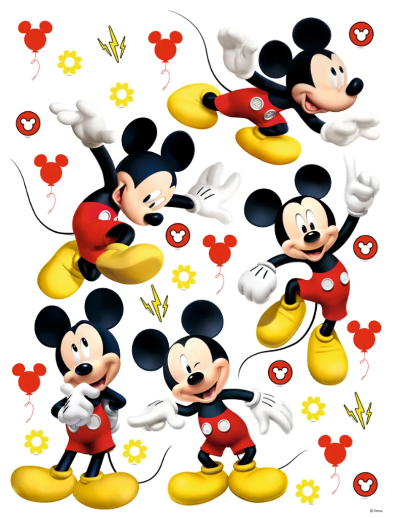 Aménager une chambre Disney avec l'autocollant Mickey Mouse 65x85 cm