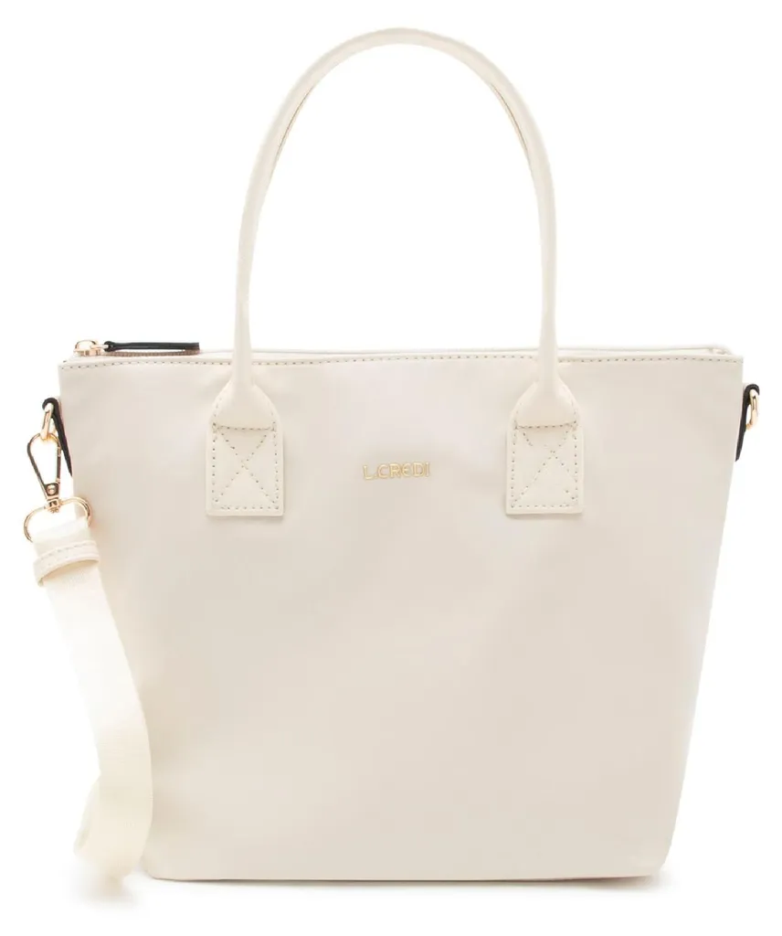 Sac à épaule bandoulière Pura L.CREDI cabas souple beige sand