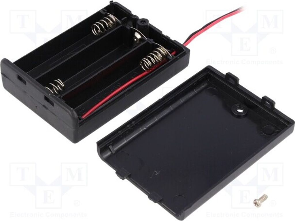1x Behälter Montage: für platten Ausg: Leitungen 150mm 2487 Batterien - Behälter