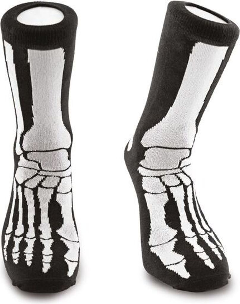Skelett Socken, Horror Strümpfe, Helloween, Sportsocken Herren, Damen, Knochen