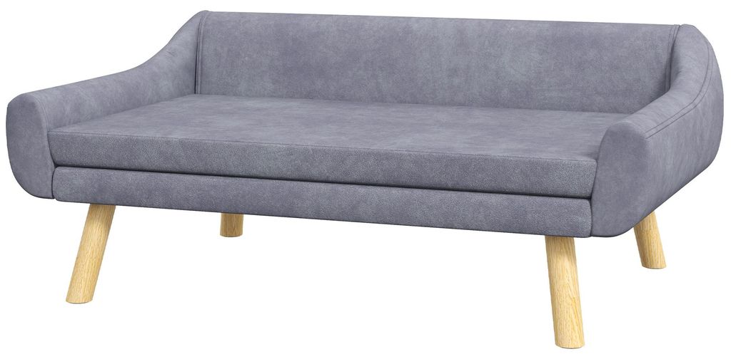 PawHut hondenbank/kattenbank met rugleuning, hondenbank met Productafbeelding 