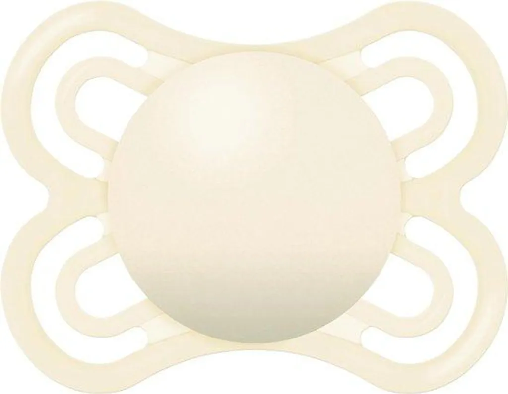 Tétine de nuit pour bébé 2 à 6 mois, silicone souple et plat, apaisement