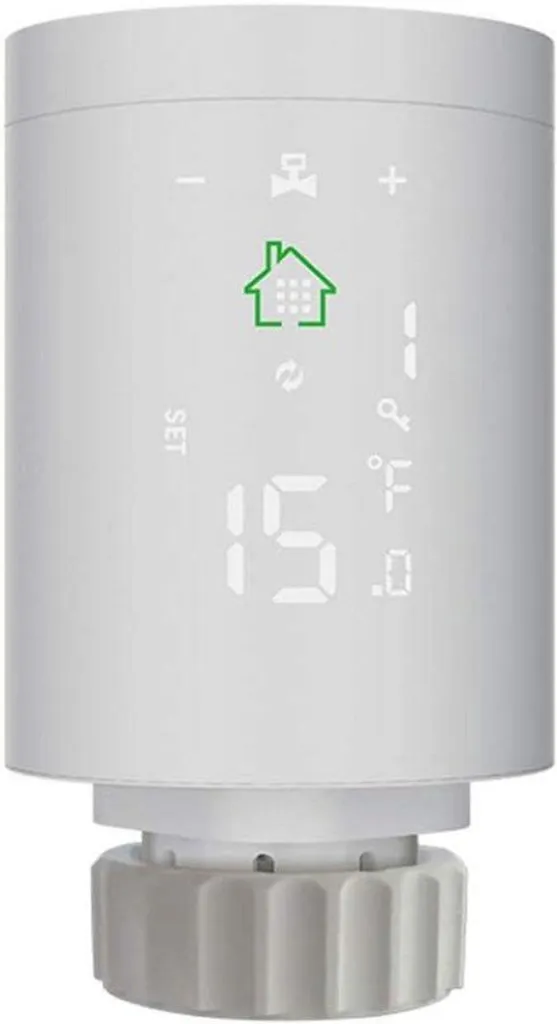 Thermostat intelligent pour radiateur blanc, gestion à distance via App