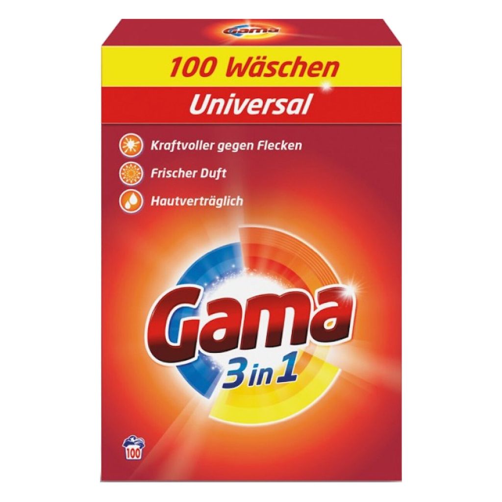 Gama Uniwersal Proszek do Prania 100 prań DE Zdjęcie produktu 