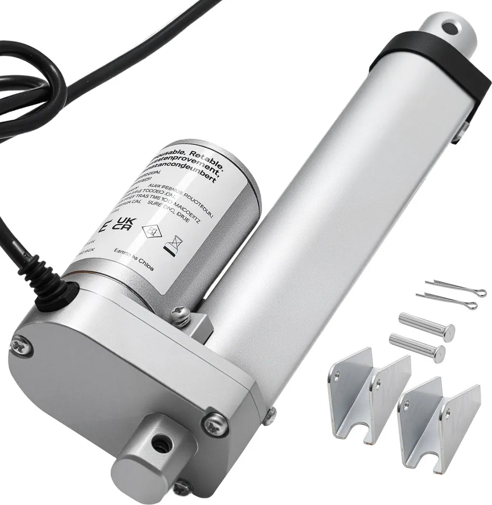 Actionneur 1000N Étanche IP54 avec Support pour Meuble Motorisé 12V