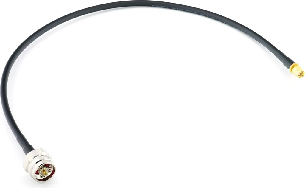 cavo di prolunga per antenna HF-240 (equivalente a LMR 240) da 50 cm da SMA maschio a N maschio con testa esagonale/nodata - per antenna WiFi RF GSM LTE 4G 5G 6G router amplificatore di segnale Lora Ham CB radio - 2