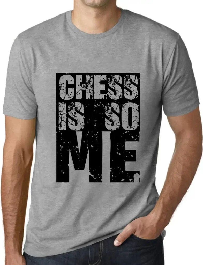 Herren Grafik T-Shirt Schach ist so mein Ding – Chess Is So Me – Öko-Verantwortlich Vintage Jahrgang Kurzarm Lustige Druck Geburtstag Geschenk...
