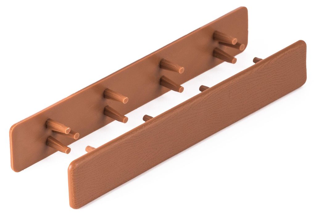 Couvercle G21 pour panneaux WPC, plastique, Light Wood Image du produit 
