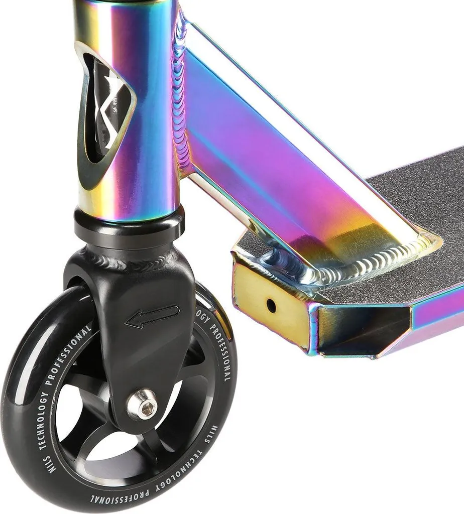 Neon Stunt Trottinette Résistante en Aluminium avec Finition Néon Design - 8