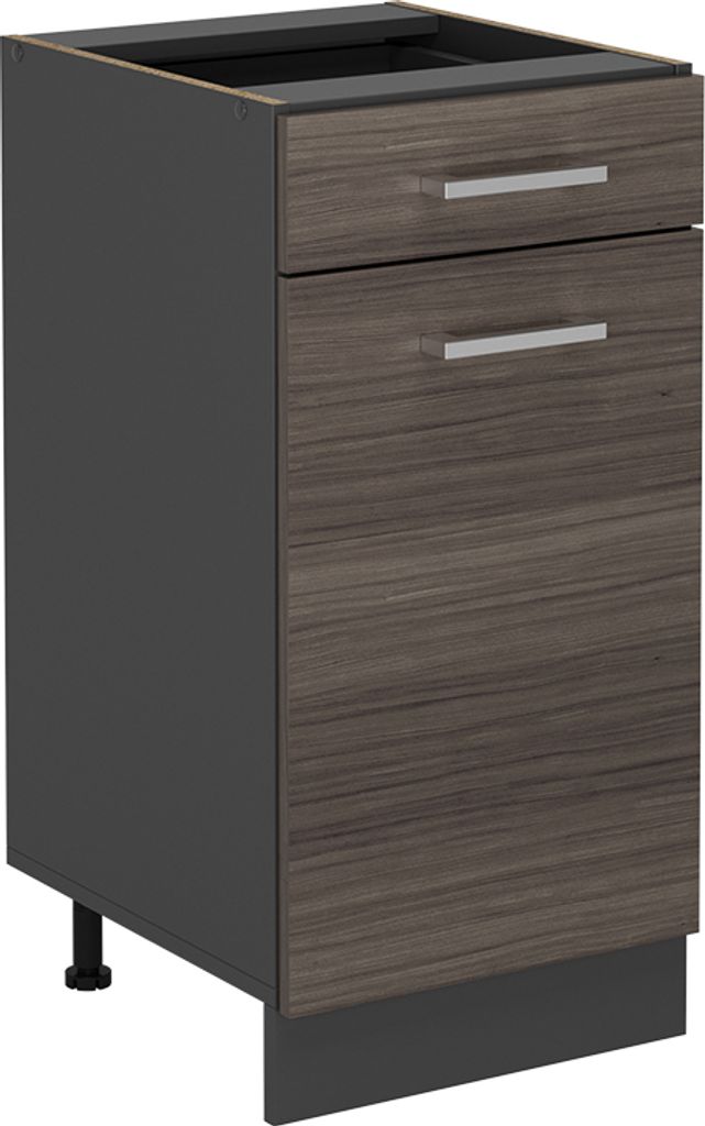 Küchenunterschrank Vicco R-Line Edelgrau 40 cm ohne Arbeitsplatte, Model 53543