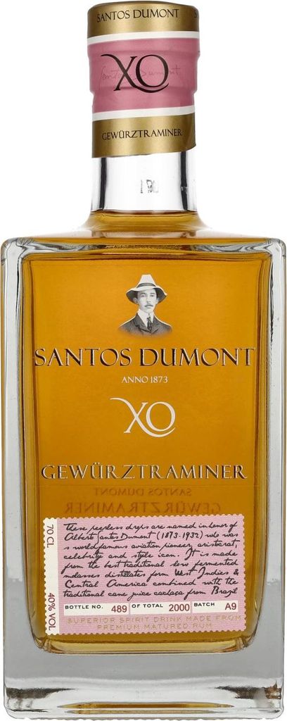 Santos Dumont XO Gewürztraminer Superior Spirit Drink 40% Vol. 0,7l