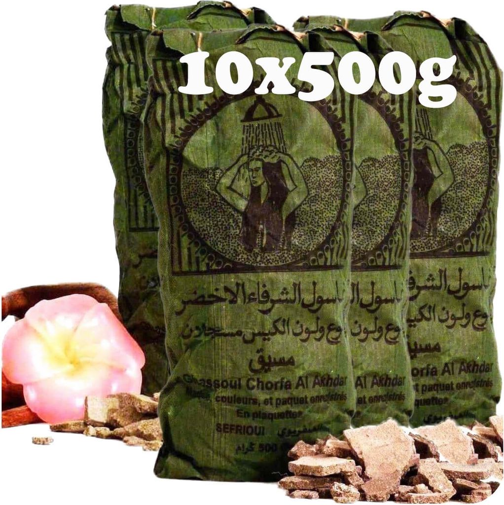 Ghassoul Wascherde Bio Vegan Tonerde Lavaerde Shampoo Haar Produktbild 