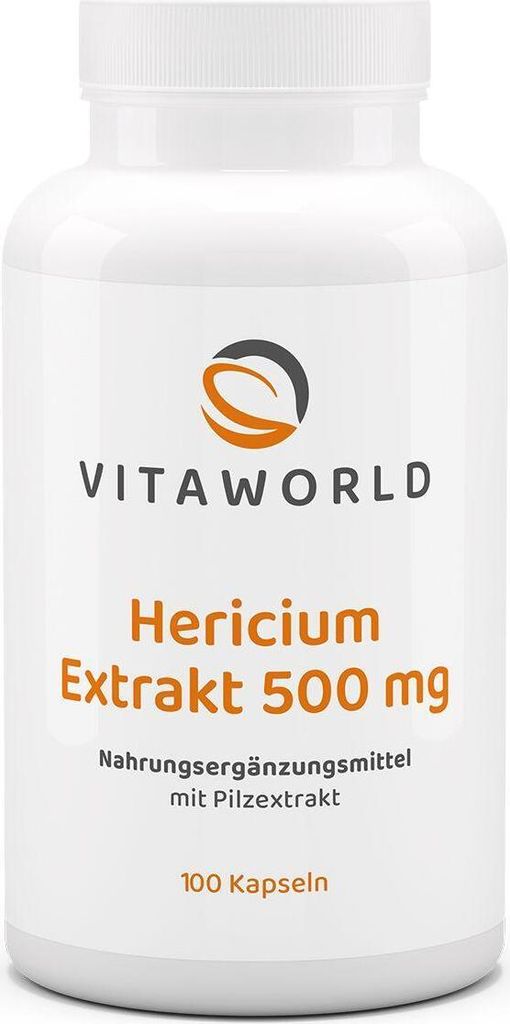 Vitaworld Hericium Extrakt 500 mg Kapseln, 100 St. Kapseln Produktbild 