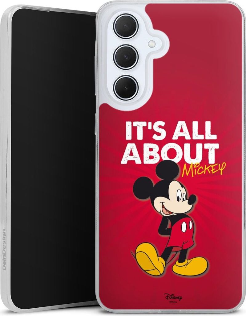 DeinDesign Slim Hülle für Samsung Galaxy A36 5G Silikon Case Ultra Dünn Handyhülle Disney Maus Offizielles Lizenzprodukt