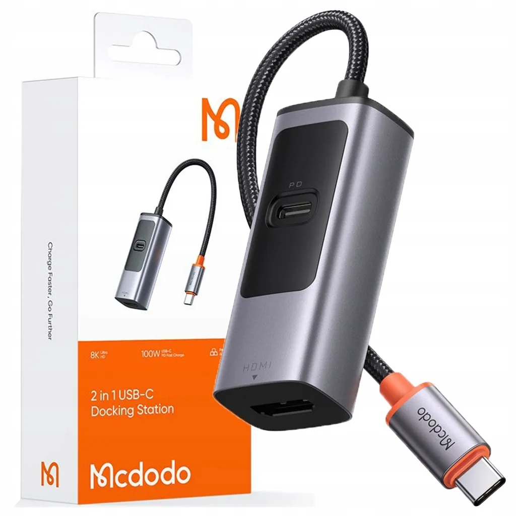 Mcdodo Hub USB C HDMI 2.1 Professionale: 8K 60Hz e HDR eARC Alta Qualità