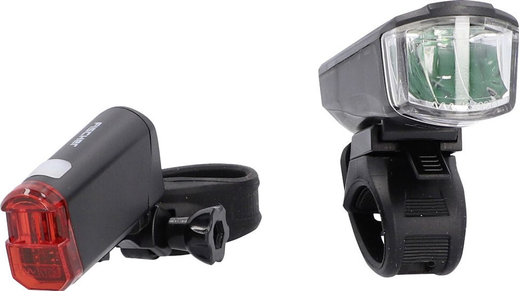 Fischer LED Fahrradbeleuchtungsset 20 Lux Produktbild 