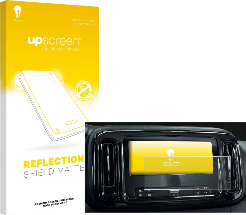 upscreen Schutzfolie für Mercedes-Benz Vito MBUX 10.25" (2022) Displayschutz Displayschutzfolie Folie Matt Entspiegelungsfolie