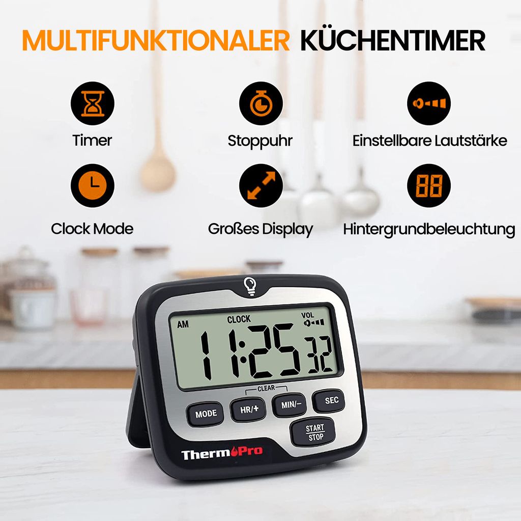 Küchenuhr Eieruhr Wecker Küchentimer Mechanisch Eieruhr Kurzzeitmesser Wecker Küchentimer