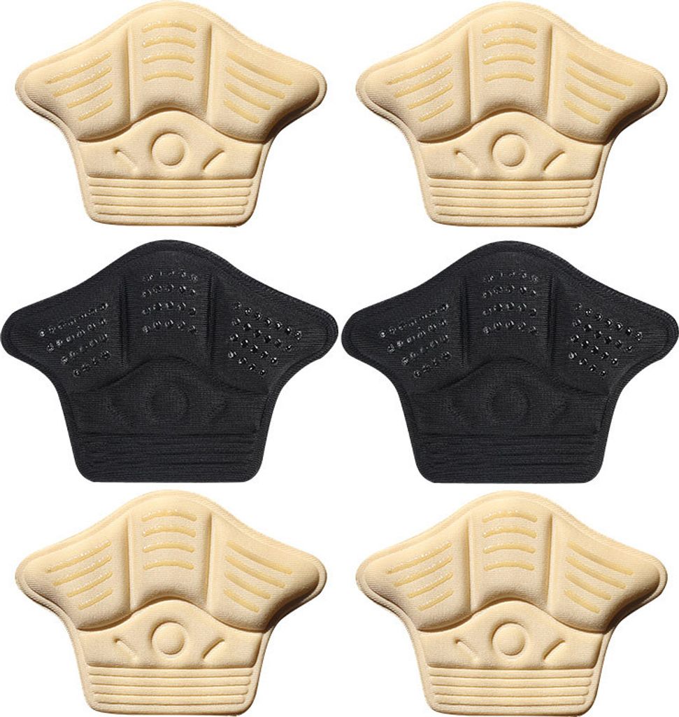 INF Fersenpolster für Schuhe, selbstklebende Fersenpolster, Einlegesohlen