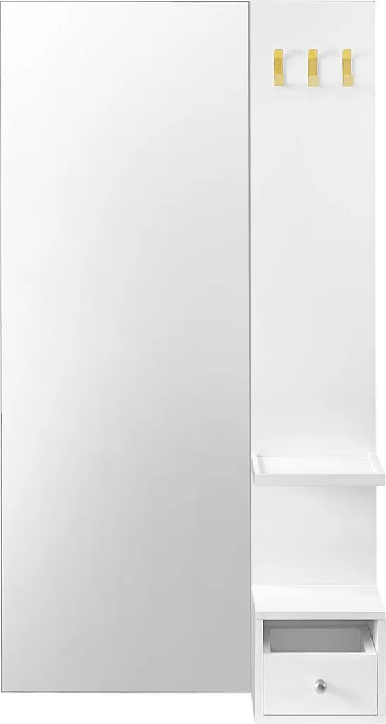 Armoire de toilette avec miroir blanc nuage - Meuble de salle de bain