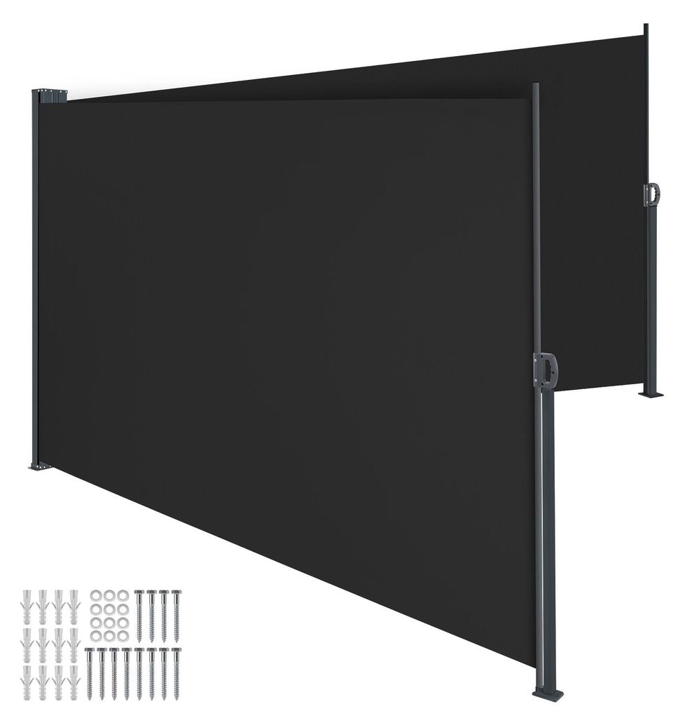 Doppel-Seitenmarkise 160 x 600 cm ausziehbar, mit Produktbild 