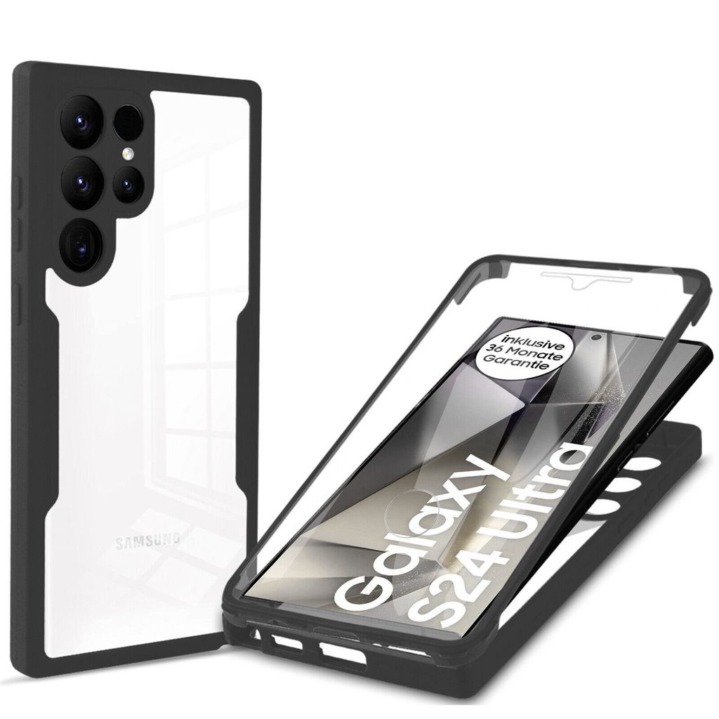 360° Grad Hülle für Samsung Galaxy S24 Ultra mit Produktbild 