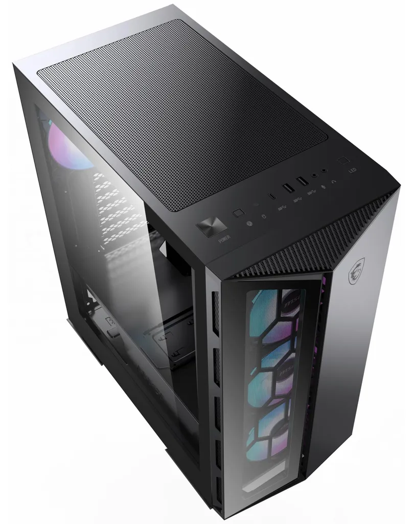 MSI MPG GUNGNIR 110R Boîtier PC ATX : Solution Refroidissement et Design Vitré - 7