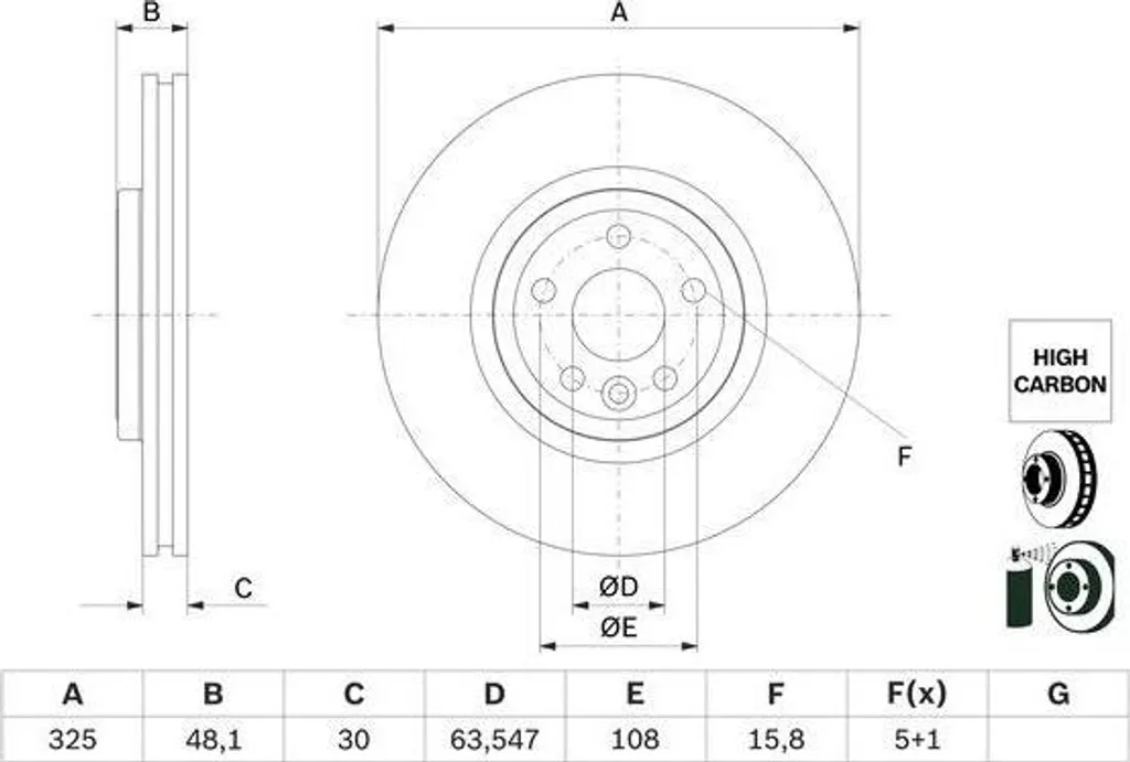 Disques Bosch 0 986 479 G32 : Stop aux vibrations de freinage Velar