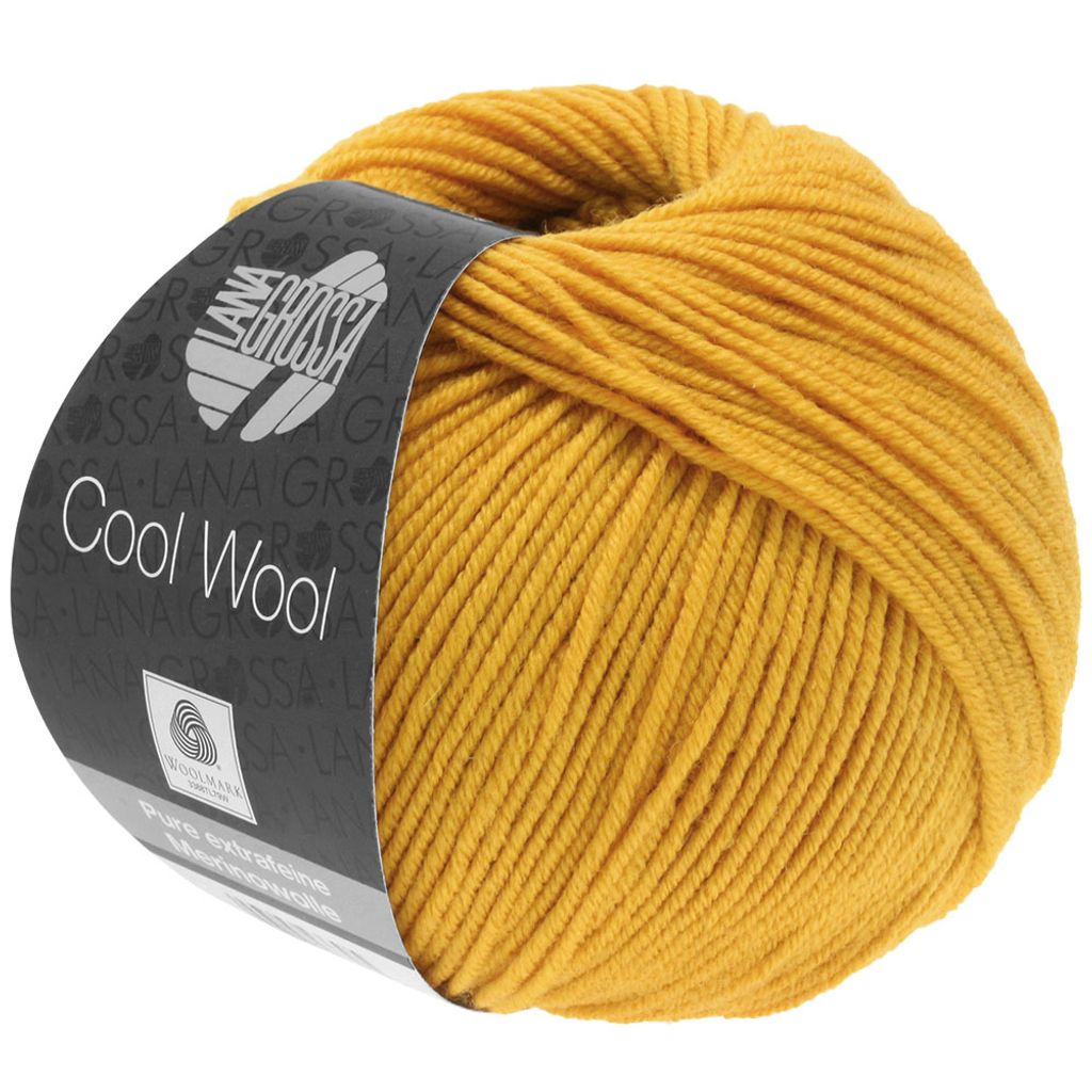 Lana Grossa Cool Wool 2000 2065 Safrangelb 50g Produktbild 