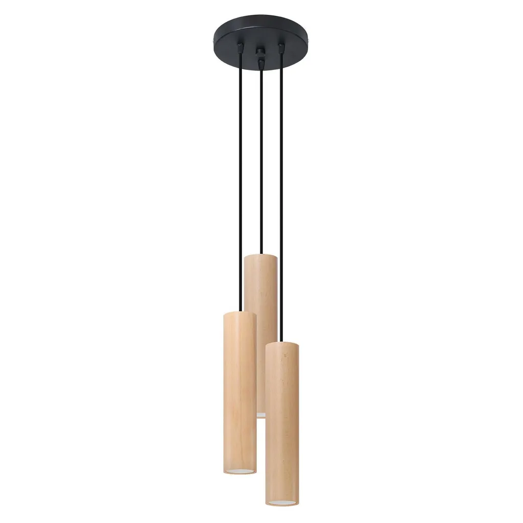 Plafonnier design NIXON 80 Noir NL.0112 avec large diffuseur de lumière