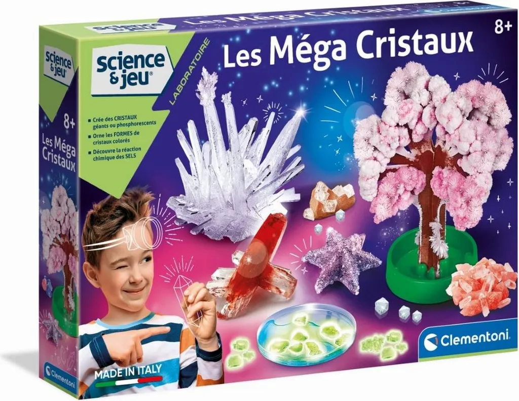 Comment faire des cristaux ? Découvrez le Kit Mega Crystals Clementoni