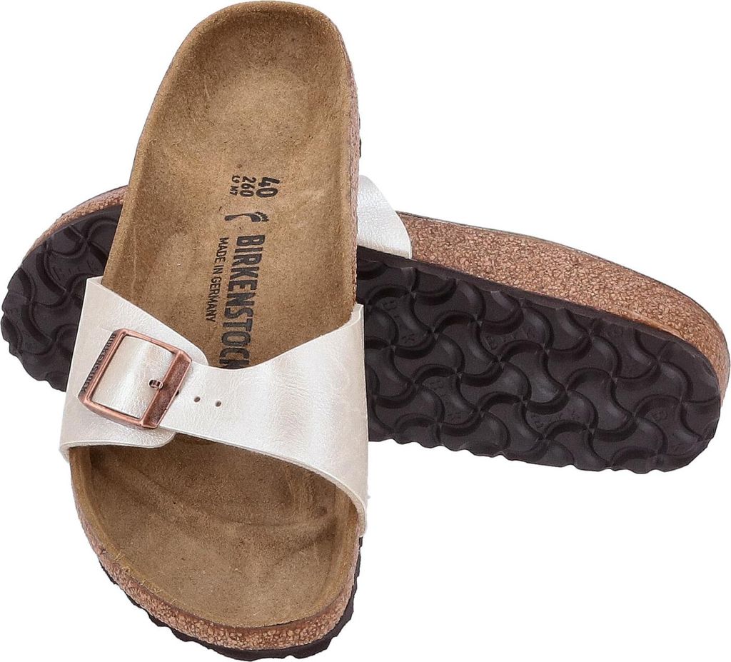 Birkenstock Damen Pantolette, beige(pearl), Gr. 40 Produktbild 