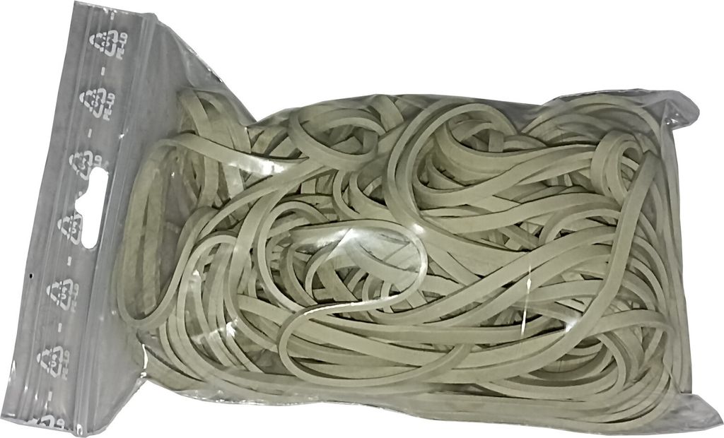 100 g Gummiringe weiß 80 mm Ø 1,5 x 3 mm breit