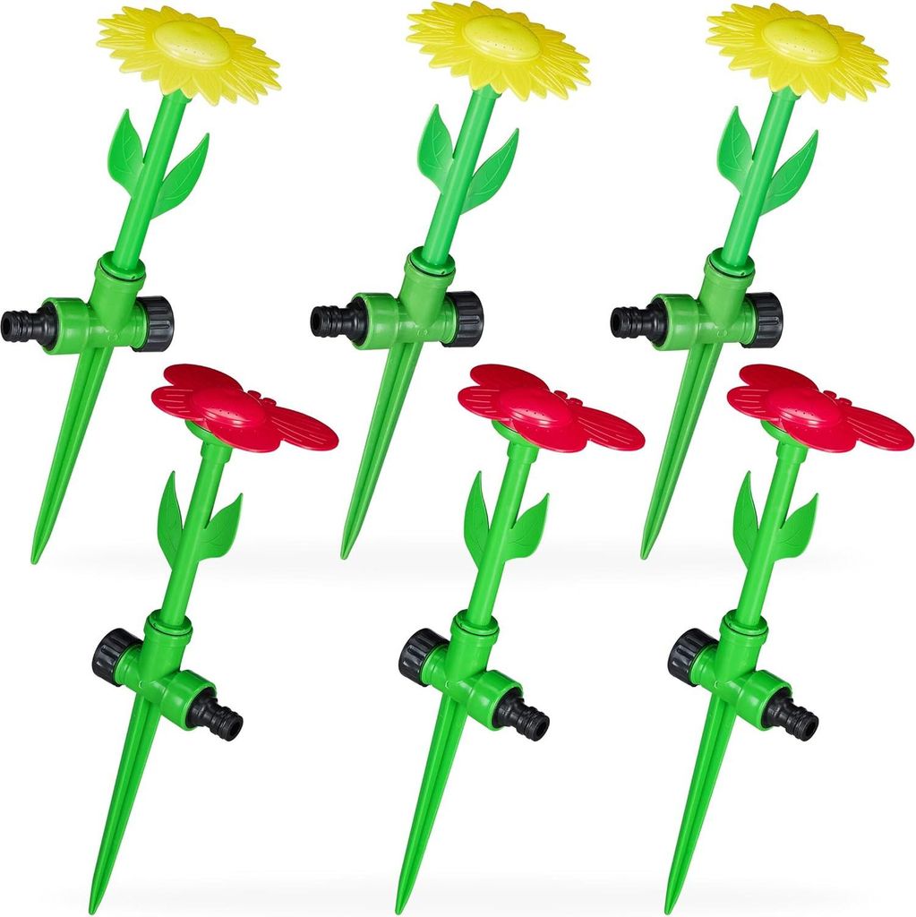 Gartensprenger Blume - Set von 6 - Wassersprenger Kinder - Produktbild 