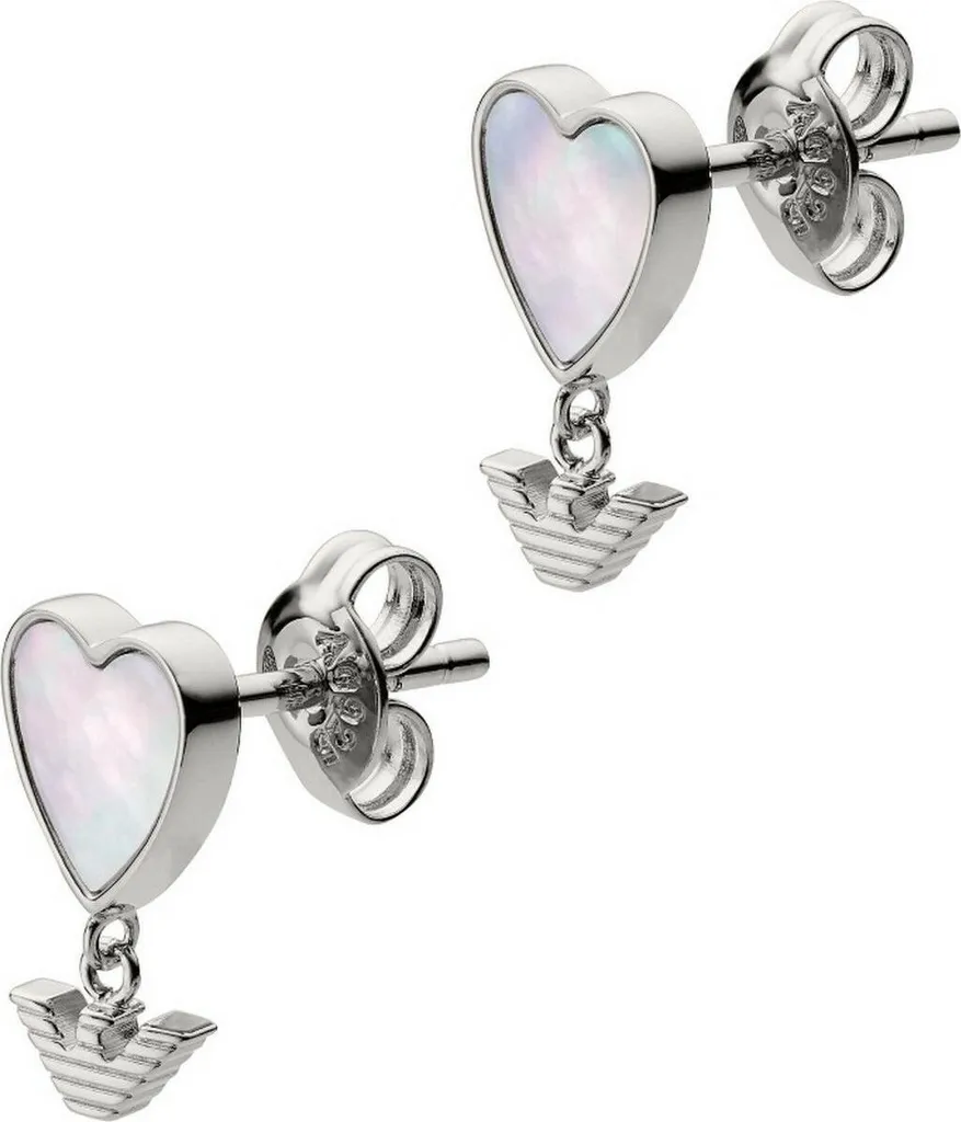 Boucles d'oreilles Emporio Armani EG3413040 Argent et Zirconium Brillant