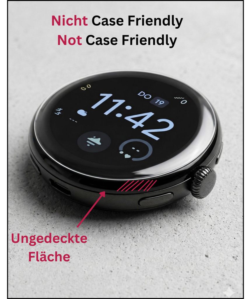 2x Pellicola protettiva per Google Pixel Watch 4, Immagine del prodotto 