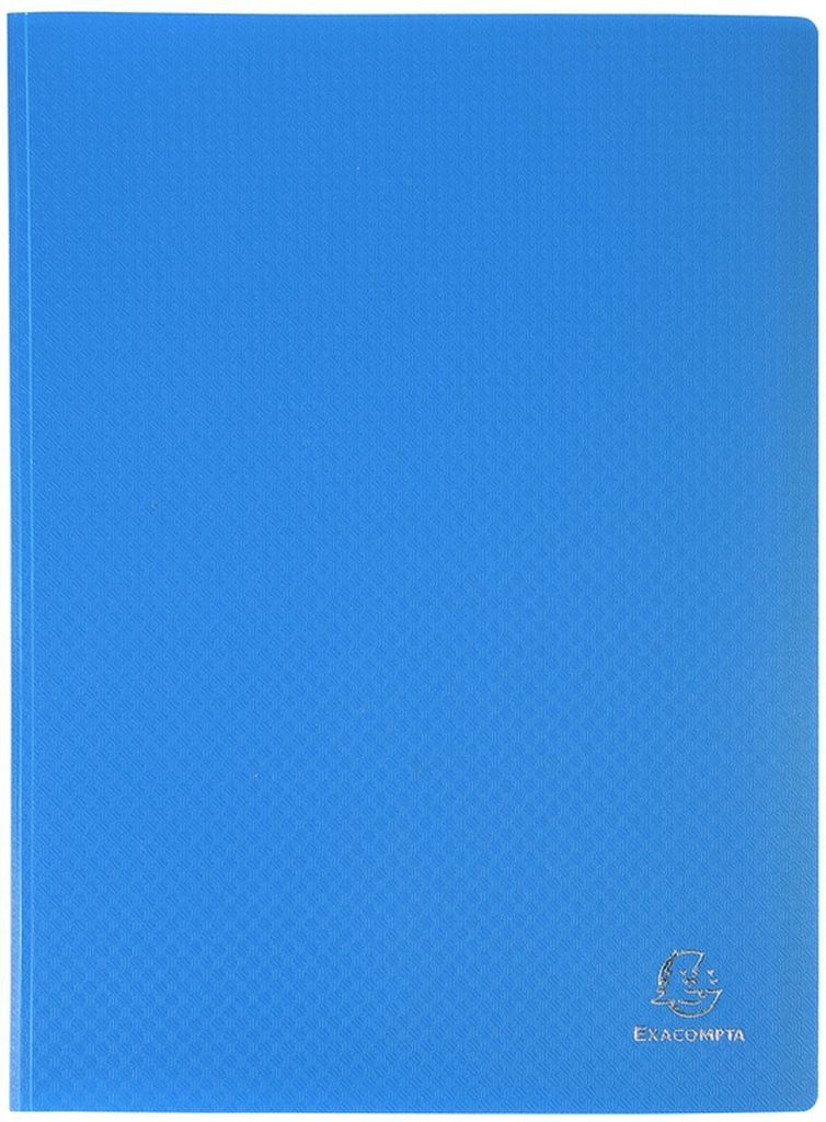 Exacompta 8832E Sichtmappe PP 500μ 30 Hüllen A4 hellblau