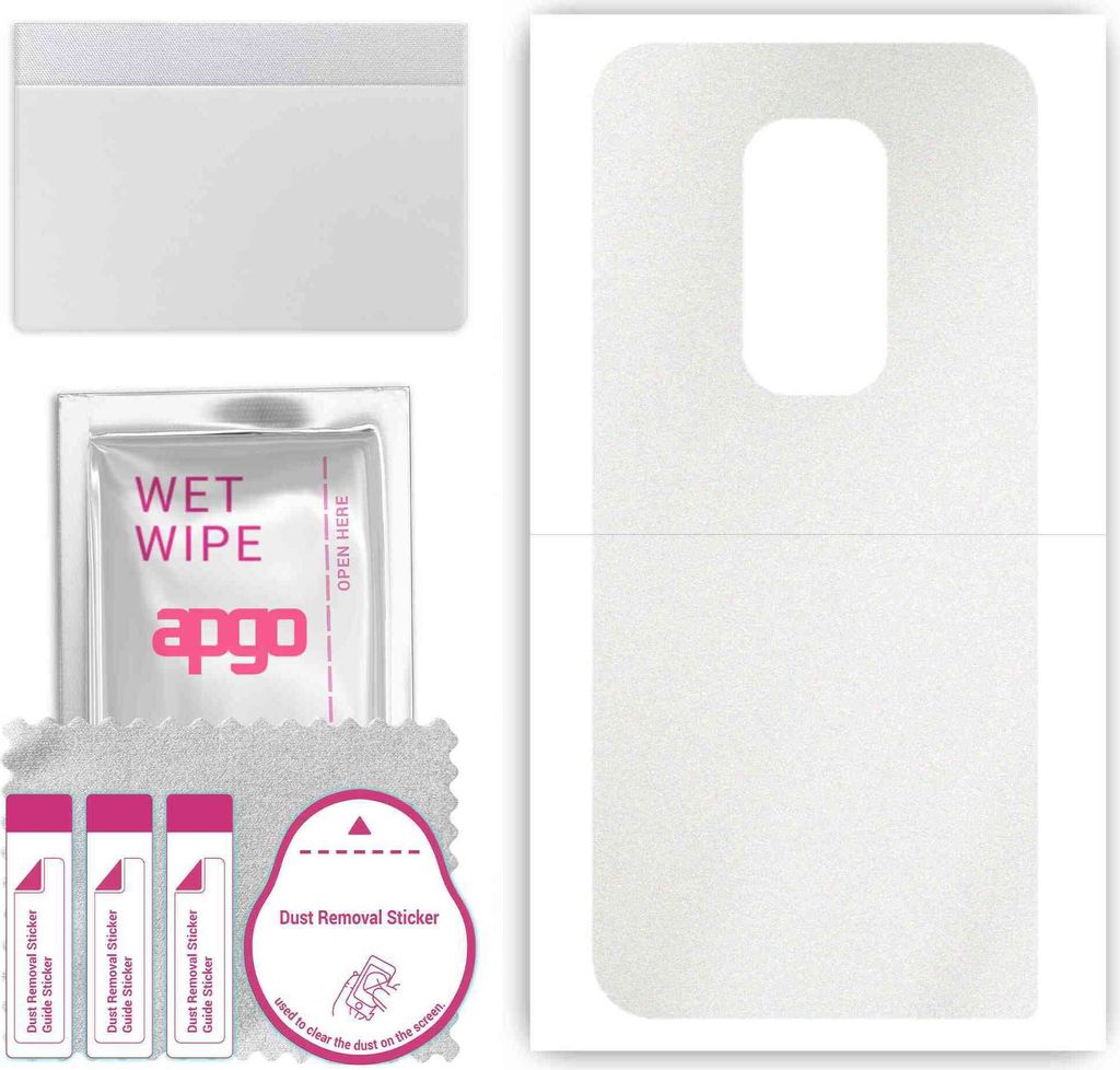 apgo Rückseite Schutzfolie, Skin, kompatibel mit Motorola Moto Defy 2021, Hinten Displayschutzfolie aus Vinylfolie, kratzfest, einfache Montage - ...
