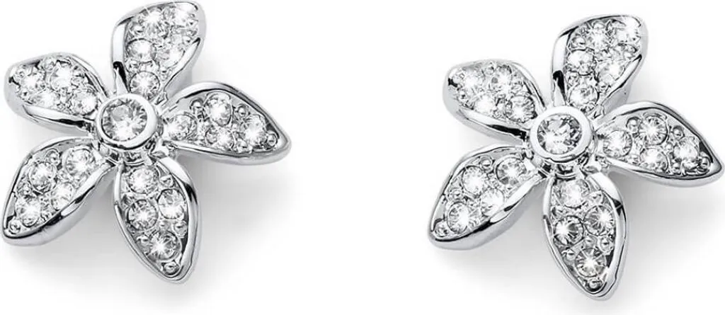 Boucles d'oreilles avec cristaux Wonder 22798 pour soirées et mariages
