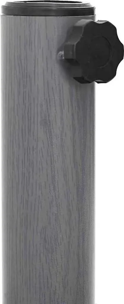 Base per Ombrellone 48x48x32 cm Grigio Scuro - Testata nel Vento - 10