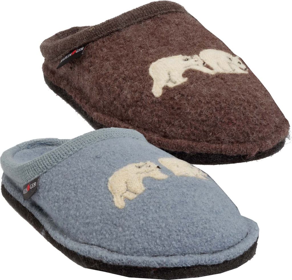 Haflinger Damen Hausschuh Pantoffel Flair Osopolare 313075, Größe:38 EU, Farbe:Braun