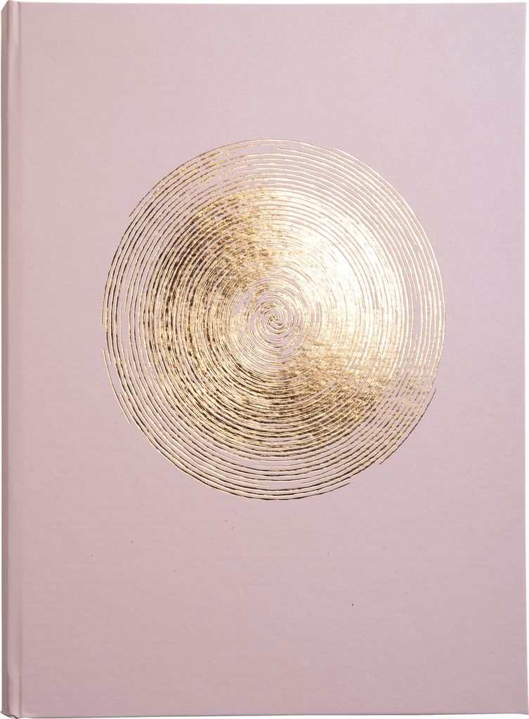 Exacompta Gästebuch 100 Seiten gold, 27x22cm, Ellipse Grün - Rosa - 47983E