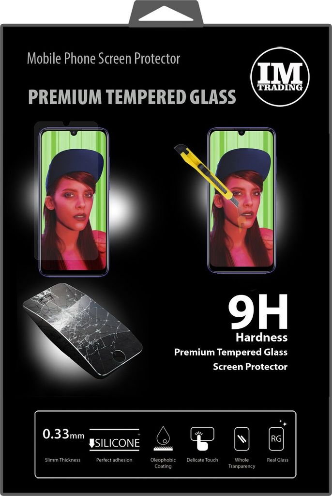 cofi1453 Schutzglas 9H kompatibel mit HUAWEI P SMART PLUS 2019 Displayschutzfolie Panzerfolie Passgenau Glas