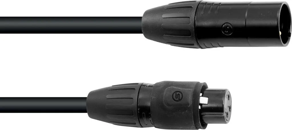Câble DMX SEC-1 IP65 Eurolite 5m contre l'humidité et les pertes de signal