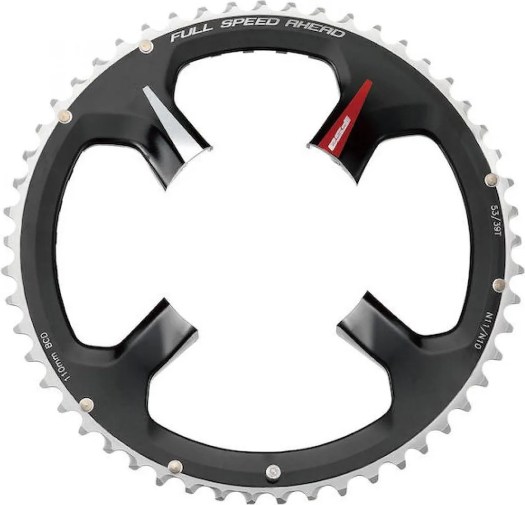 Plateau de vélo de route FSA K-Force ABS 52T 110mm 4 branches Noir
