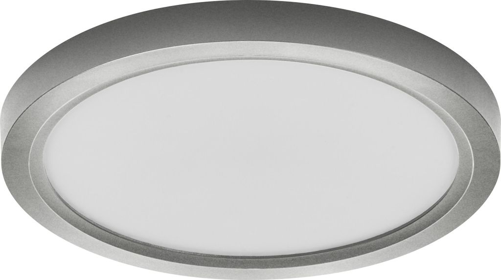 OSRAM Orbis Quickfix 195mm LED Deckenleuchte, 16W, 3000K Warmweiß, 1200lm, Click-DIM, Silber, Kunststoff/Metall