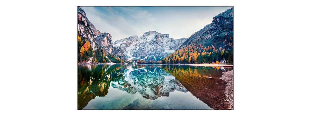 Panoramique Papier Peint Montagnes Forêt XXL 405x270cm pour Salon Moderne