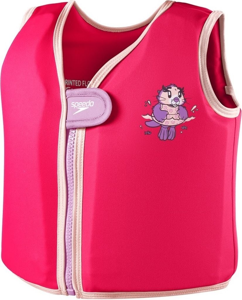 Speedo - Kinder Schwimmweste "Sea Squad", Graubraun CS1750 (110-116) (Pink)