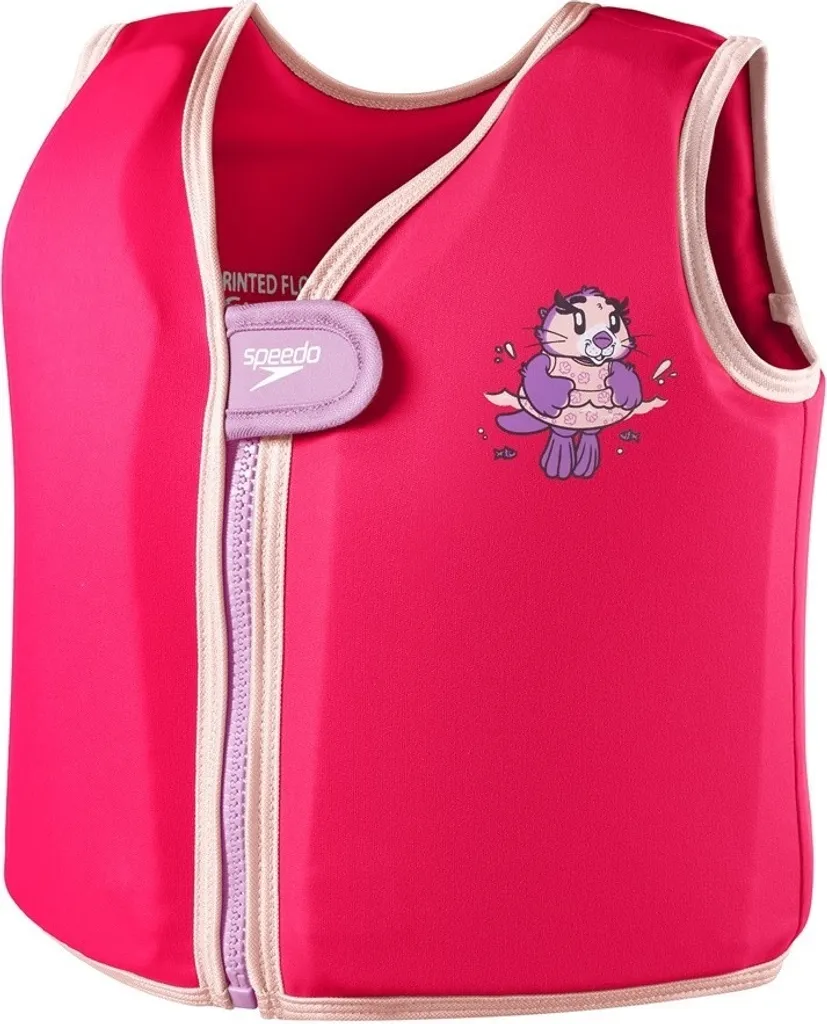 Gilet de natation pour enfant Speedo Sea Squad Rose (Taille 110-116)