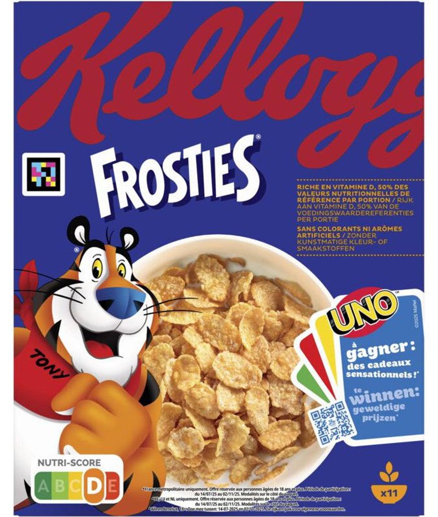 Kellogg's Frosties Breakfast Cereals 330g - Chrupiące Zdjęcie produktu 